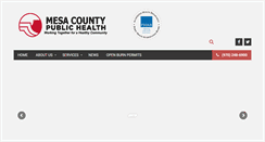 Desktop Screenshot of health.mesacounty.us